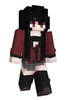 Yumeko Minecraft avatar full body