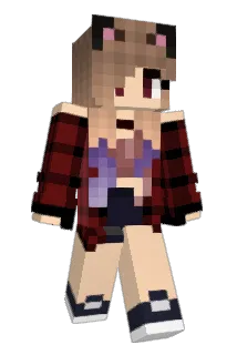 YunaDarkflame Minecraft avatar full body