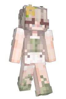 YunoMikasa Minecraft avatar full body