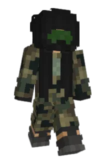 ZELENSKIIY Minecraft avatar full body
