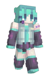ZastyDabz Minecraft avatar full body