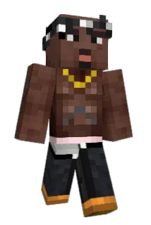 Zebiman Minecraft avatar full body