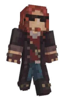 Zebrr Minecraft avatar full body