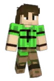 Zergrj Minecraft avatar full body
