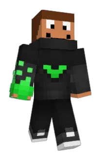 Zerspielt Minecraft avatar full body