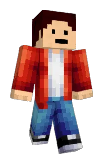 Ziplock Minecraft avatar full body