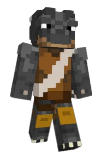 Zluxio Minecraft avatar full body