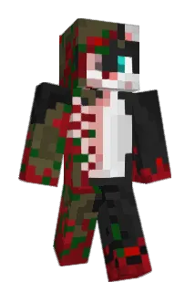 ZombCatMan Minecraft avatar full body