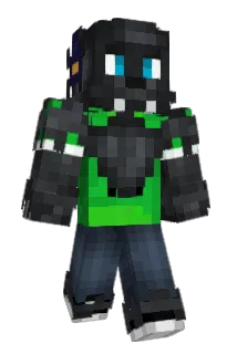 Zombiebattlerap Minecraft avatar full body