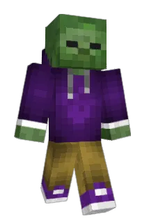 Zombieeeeee Minecraft avatar full body