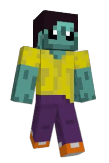 Zombienator Minecraft avatar full body