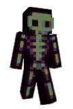 ZombifiedGoth Minecraft avatar full body