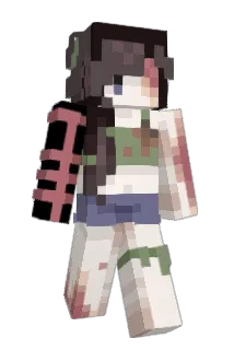 Zombillina Minecraft avatar full body