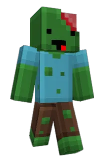 ZombitHD Minecraft avatar full body