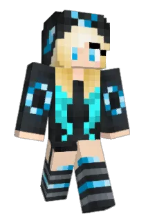 _BlueRoses_ Minecraft avatar full body