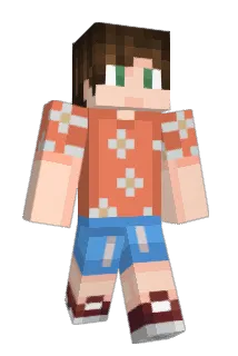 _Blue_Sword_ Minecraft avatar full body
