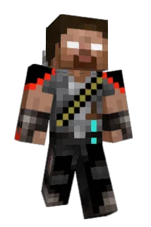 _Corrupted Minecraft avatar full body