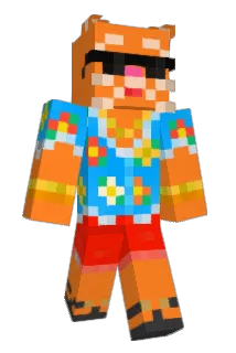_Garfield Minecraft avatar full body