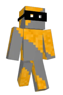 _Grey Minecraft avatar full body
