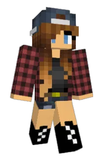 _Komeko Minecraft avatar full body