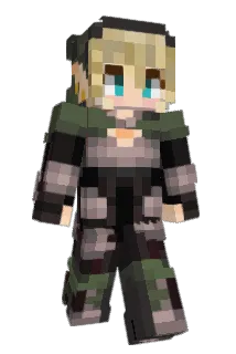 _Lunalux Minecraft avatar full body