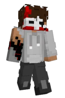 _Monitor Minecraft avatar full body