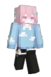 _Water_aqua Minecraft avatar full body