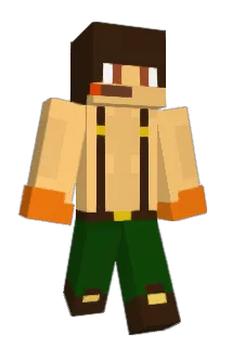 __Green__ Minecraft avatar full body