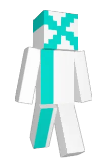 ________Mint Minecraft avatar full body