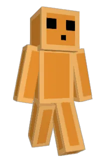 _____orange_____ Minecraft avatar full body
