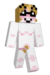 _beige Minecraft avatar full body