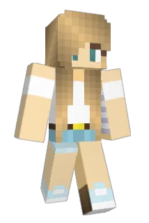 _da_peach Minecraft avatar full body