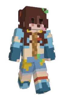 _flute Minecraft avatar full body