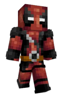 _iDeadpool Minecraft avatar full body