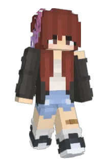 _violett Minecraft avatar full body