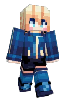 _xSparkly Minecraft avatar full body