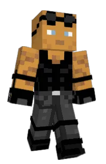 Front of Godzillix's skin