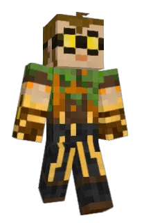 Front of FlamboCraft's skin