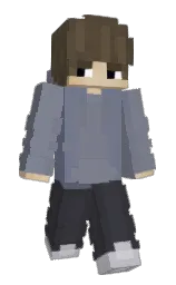 tuna and storm gray Minecraft skin — Slim model