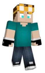cashmere and black Minecraft skin — Classic model — first worn by DangerousBob