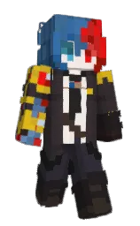 thunder and taupe Minecraft skin — Classic model