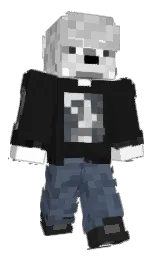 cod gray and comet Minecraft skin — Classic model — first worn by Haidoro