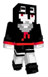 black and alto Minecraft skin — Classic model