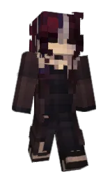 cocoa brown and baltic sea Minecraft skin — Slim model — first worn by BunnyReality