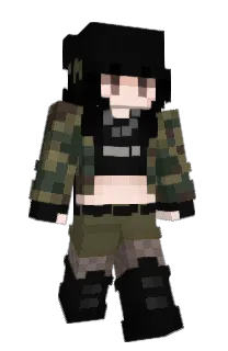 Front of Erosyn's skin