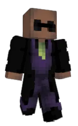 MineChris1130's Minecraft skin wearing the Mojang cape