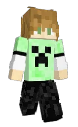 cod gray and snowy mint Minecraft skin — Slim model