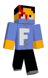 black and yellow sea Minecraft skin — Slim model