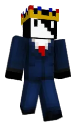 black and buddha gold Minecraft skin — Classic model