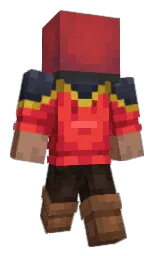 Championne's Minecraft skin wearing the Migrator cape
